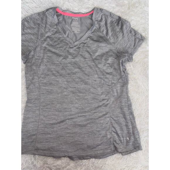 Danskin Now Women’s Sz. L “ Semi Fitttd” Gray Activewear Top. Grt. Shape - Picture 2 of 8